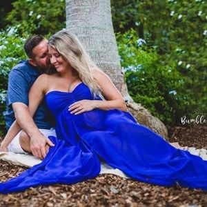 Maternity Shoot Chiffon Gown